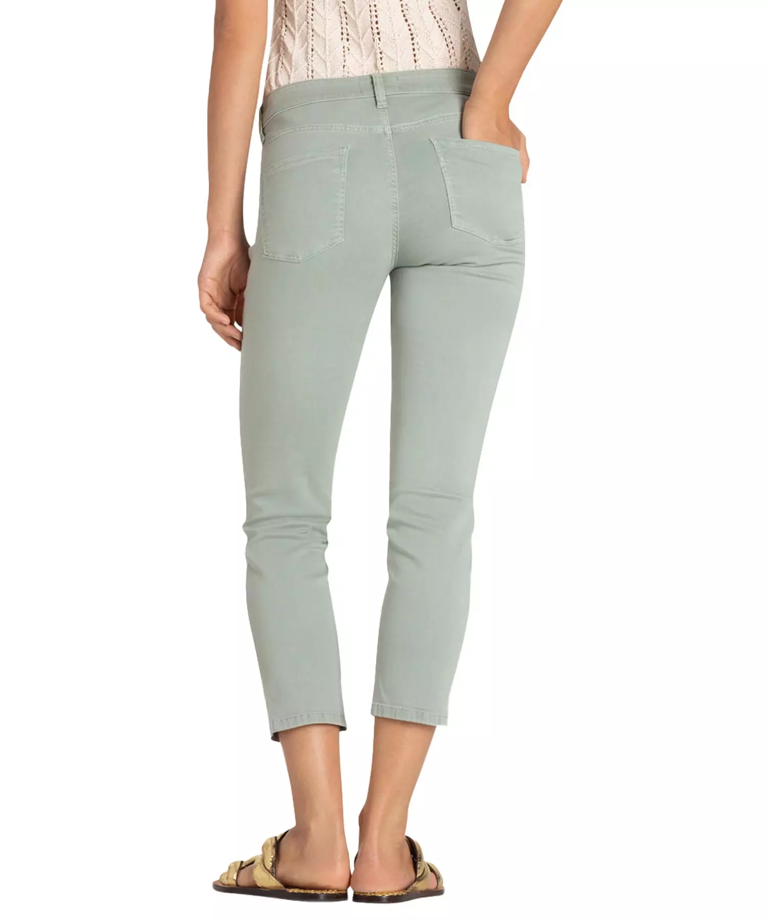 Cambio Jeans Piper short in salbei