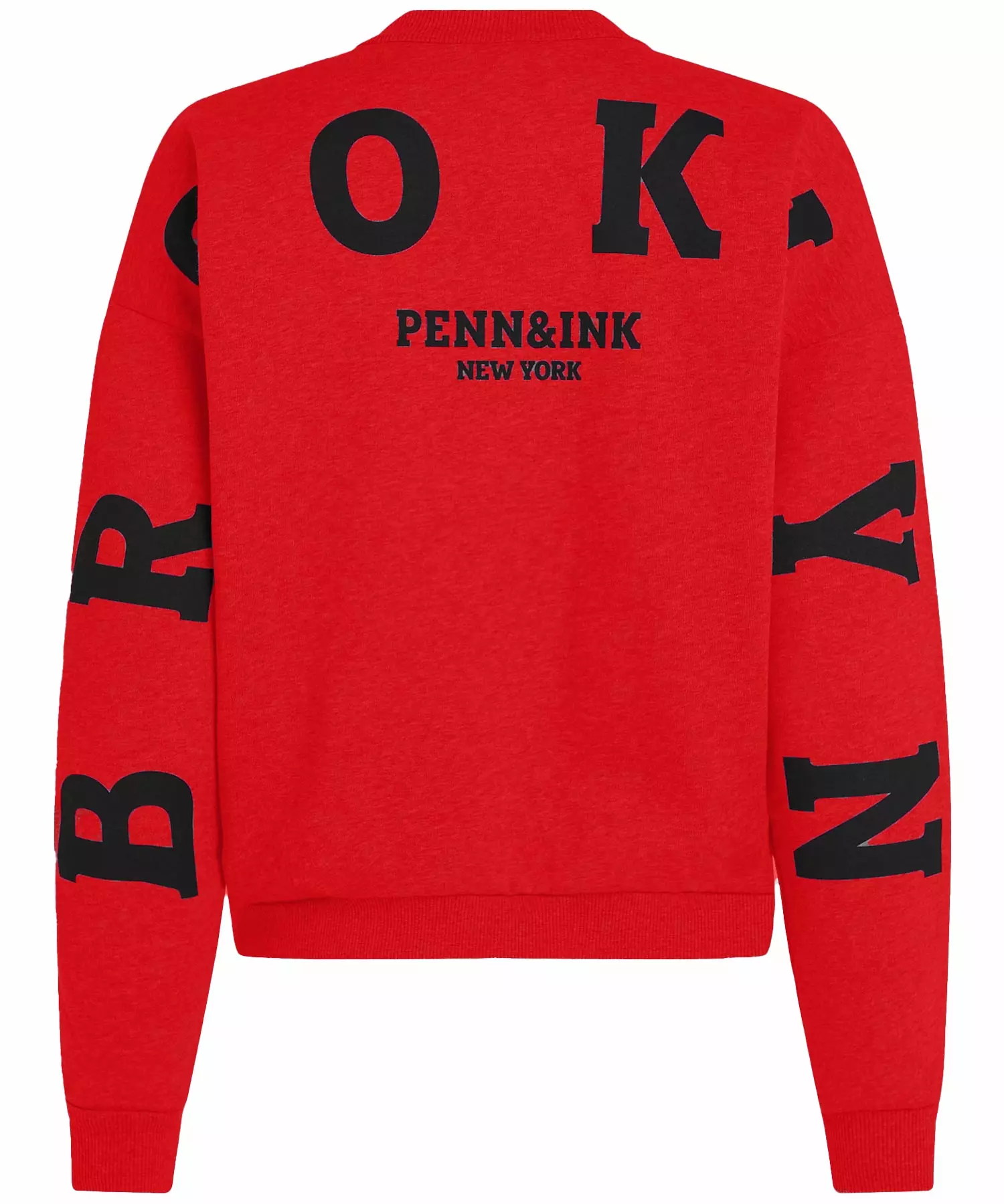 Penn and Ink Sweat-Jacke in rot