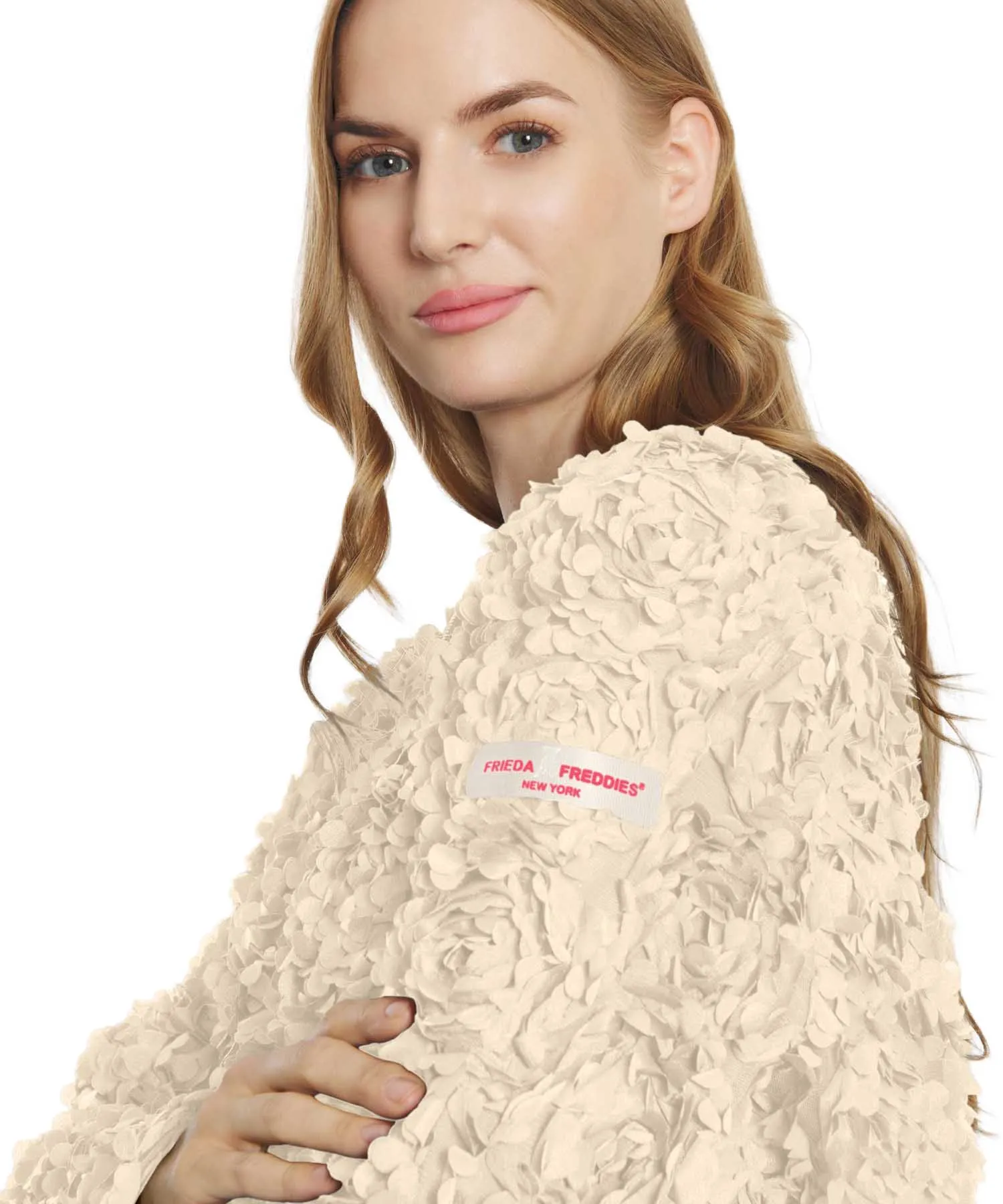 Frieda & Freddies Blouson  – im floralen champagner Look